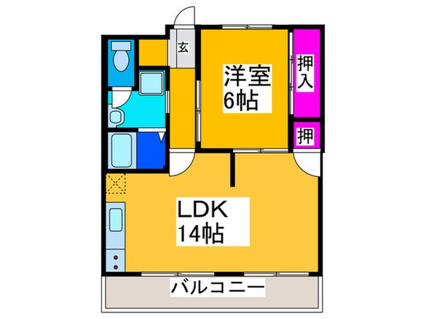 泉ハイツの物件間取画像